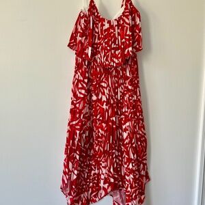 Shop Akira Your Time Midi Red Dress Small